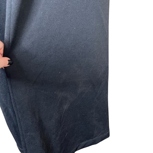 Vintage 60s Black Maxi Dress Red Rose Appliqué Sleeveless Mod Witchy XS/S - Picture 5 of 8